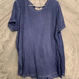 Workshop Republic Clothing Tops - Faded Blue Top Workshop Republic Clothing Tops - Faded Blue Top
